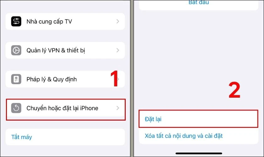 Giải pháp khắc phục