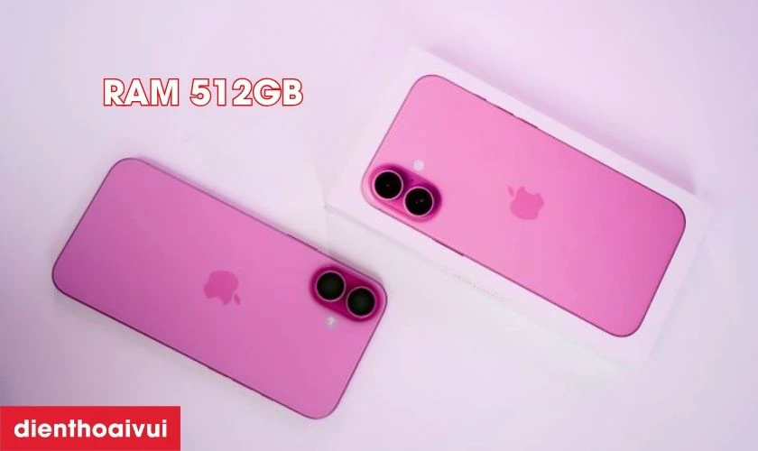 Bộ nhớ 256GB lưu trữ thoải mái dữ liệu
