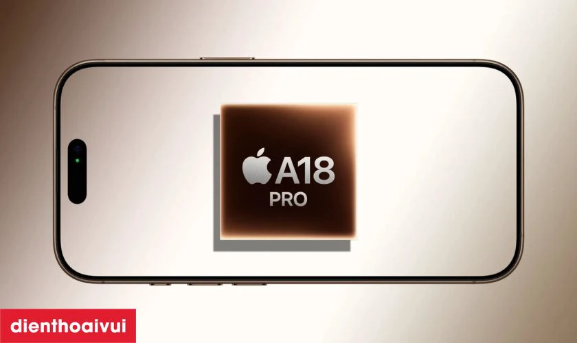 Hiệu năng mạnh mẽ với chip A18 Pro