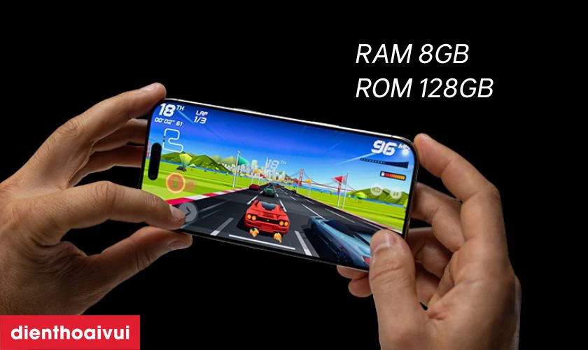 RAM 8GB v&agrave; ROM 128GB, đ&aacute;p ứng mọi nhu cầu sử dụng