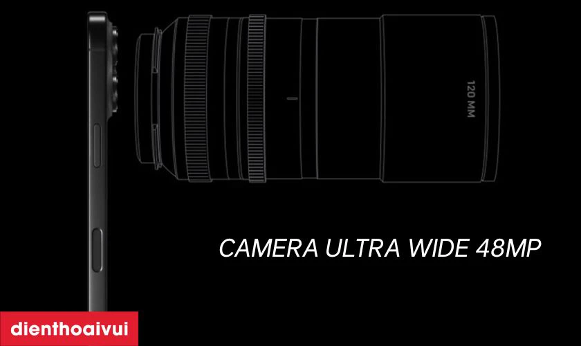 Camera Ultra Wide 48MP mang đến góc chụp ấn tượng