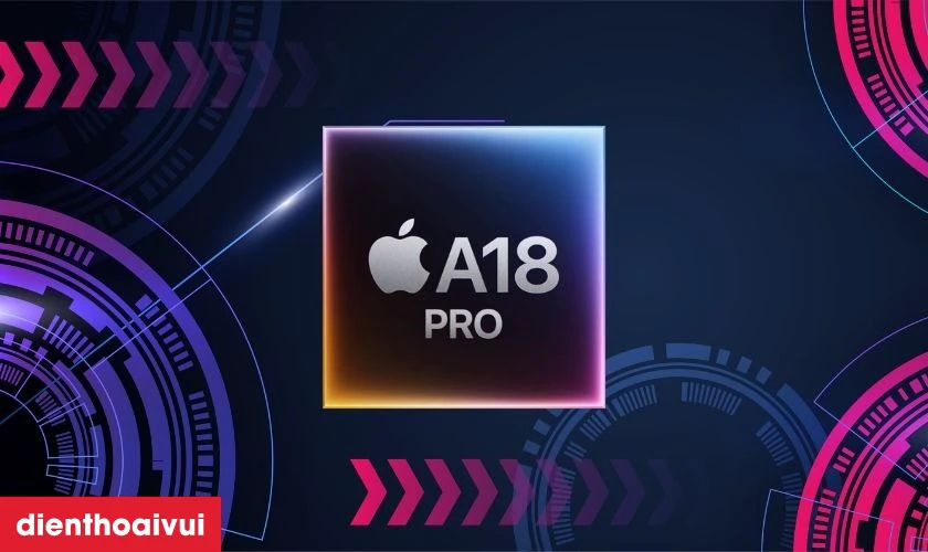 Hiệu năng mạnh mẽ với chip A18 Pro