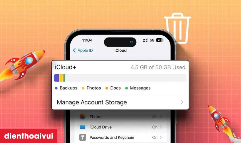 Kiểm tra iCloud c&oacute; bị ẩn/kh&oacute;a