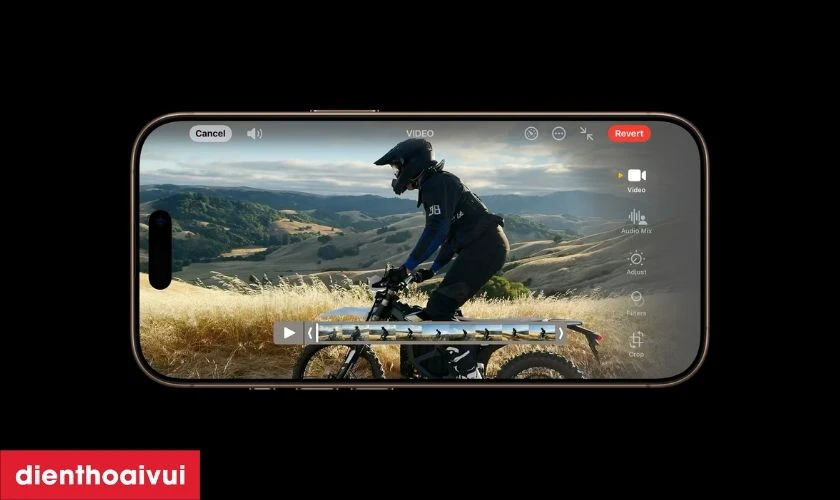 Hỗ trợ quay phim 4K ProRes, chụp đêm, chụp macro