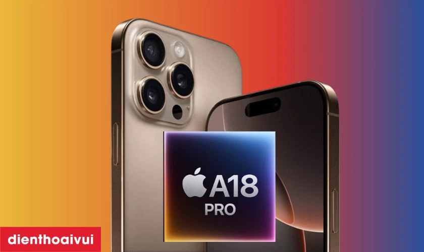 16 Pro trang bị chip A18 Pro sản xuất tr&ecirc;n tiến tr&igrave;nh 3nm
