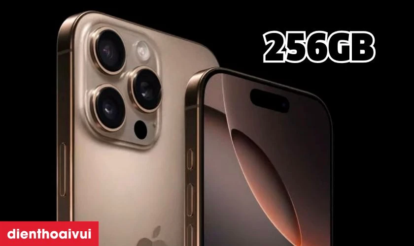 Kh&ocirc;ng gian lưu trữ 256GB rộng r&atilde;i