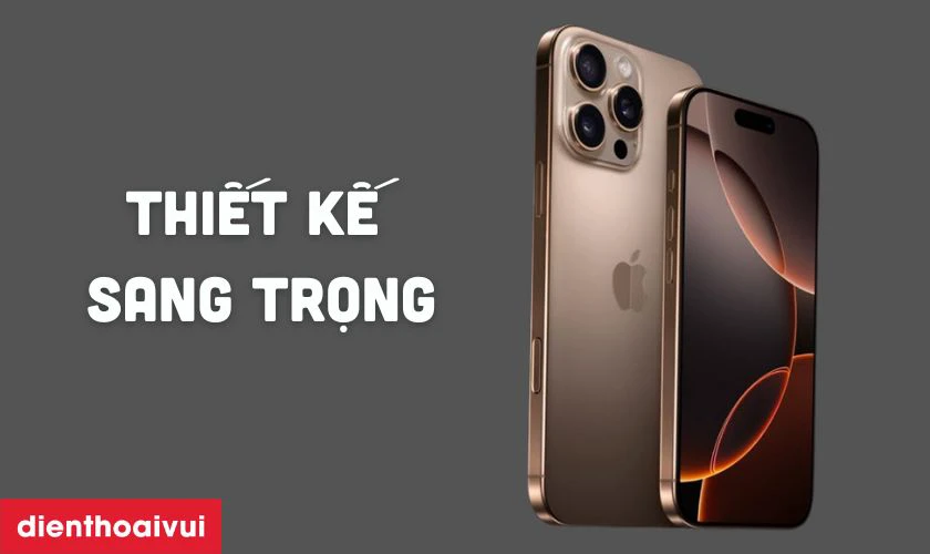 iPhone 16 Pro Max cũ vẫn giữ được thiết kế cao cấp và tinh tế