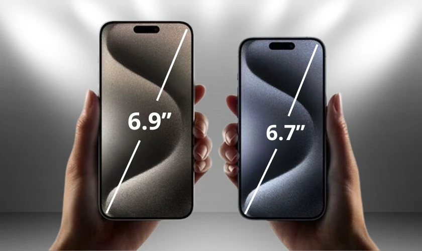 iPhone 16 Pro Max 512GB có màn hình rộng hơn