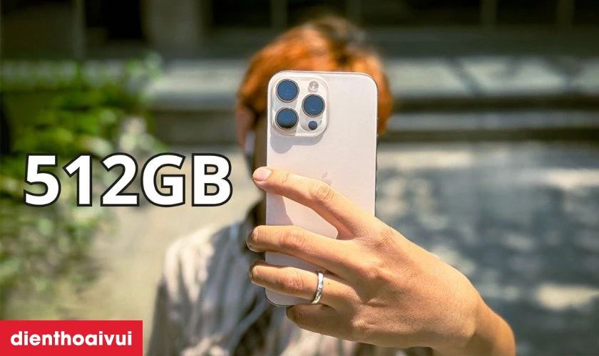 Dung lượng 512 GB rộng rãi