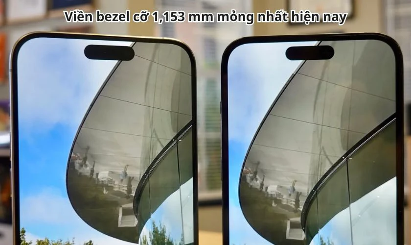 iPhone 16 Pro Max 512GB có viền màn hình mỏng hơn