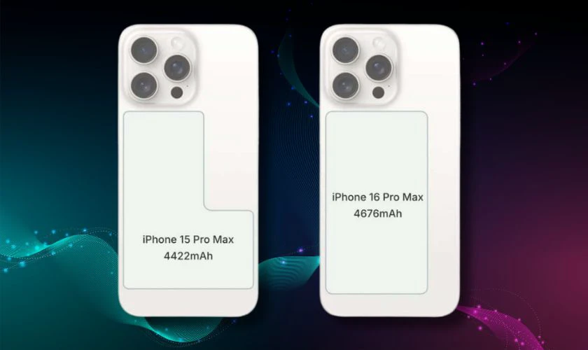 iPhone 16 Pro Max 512GB có viên pin lớn hơn