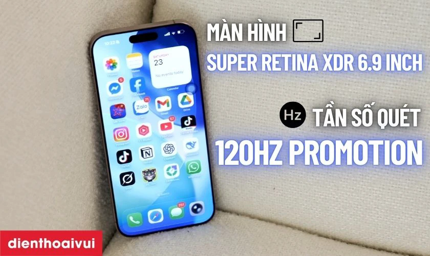iPhone 16 Pro Max 512GB - Đã kích hoạt có khung viền titan chắc chắn