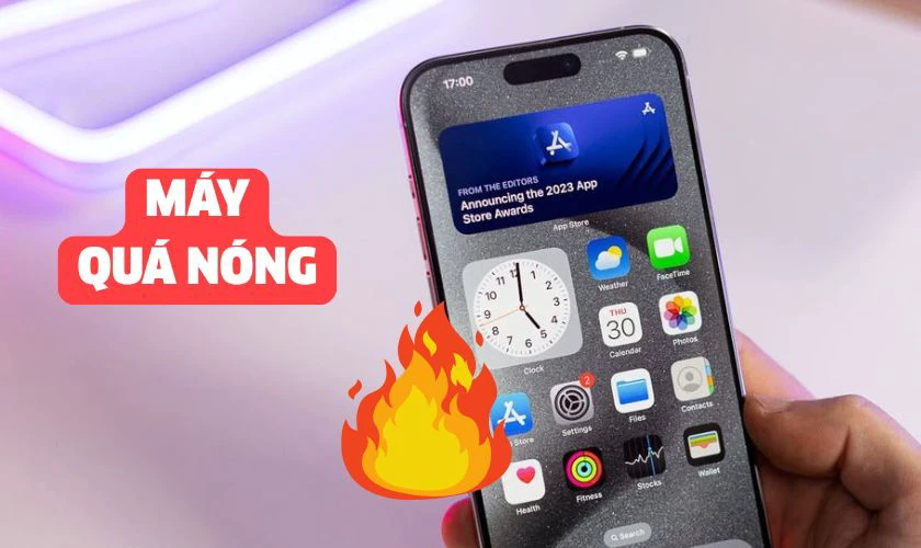 Máy quá nóng khiến cảm ứng hoạt động không ổn định