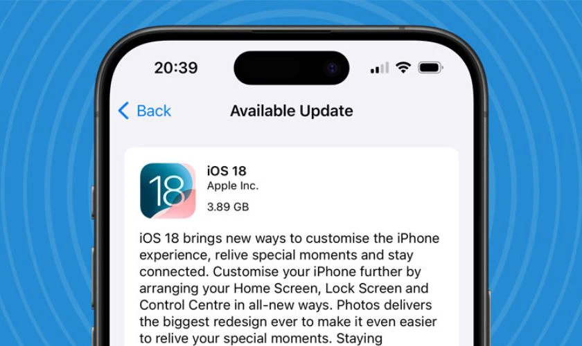 Cập nhật iOS lên phiên bản mới nhất