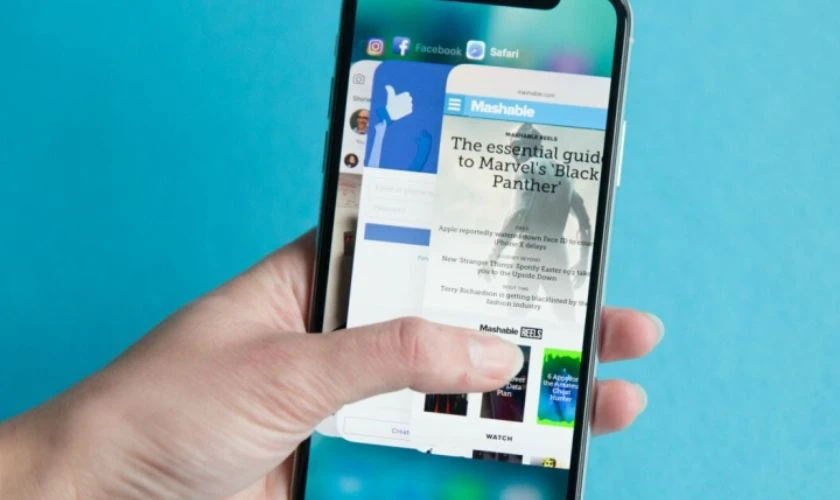 Cách khắc phục iPhone 16 Pro Max bị nóng máy - Đóng app chạy ngầm