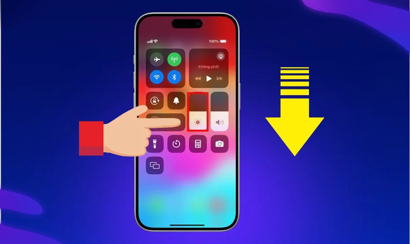 Giảm độ sáng màn hình iPhone 16 Pro Max