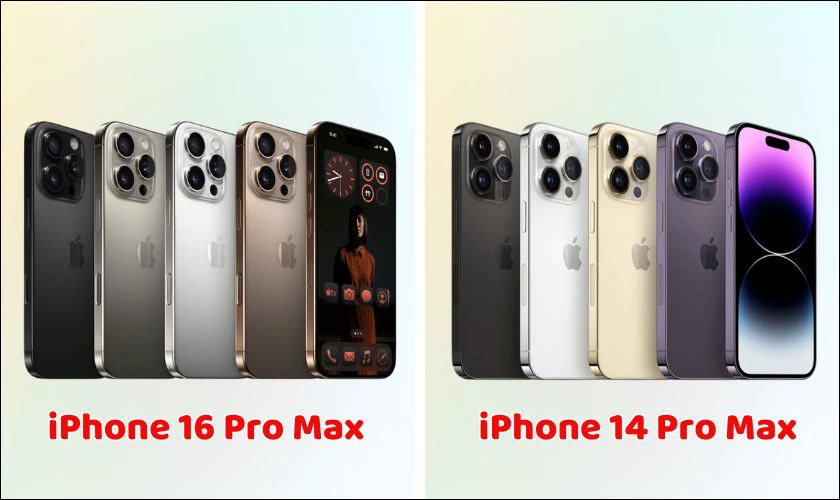 Bảng màu iPhone Pro Mã đa dạng dễ dàng mua sắm