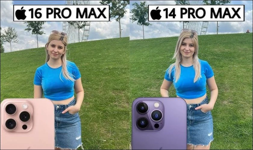 Camera iPhone 16 Pro Max có nhiều cải tiến hơn so với iPhone 14 Pro Max