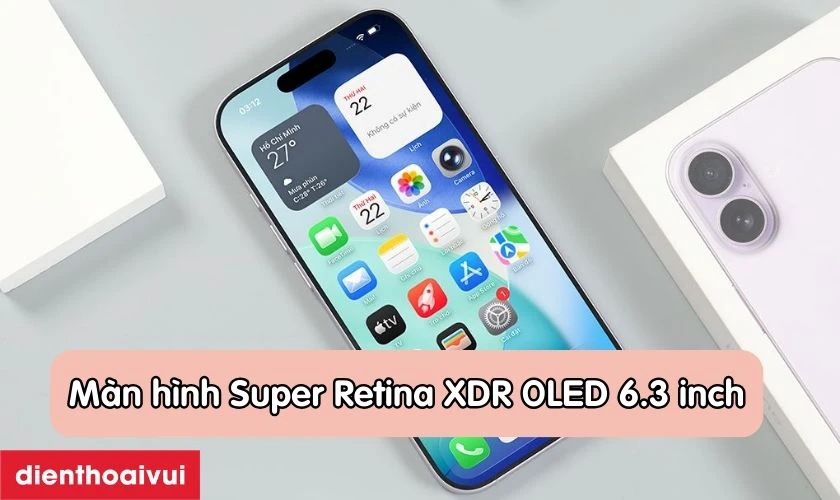 iPhone 17 256GB - Đ&atilde; K&iacute;ch Hoạt c&oacute; m&agrave;n h&igrave;nh 6.3 inch sắc n&eacute;t