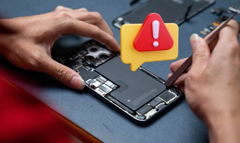 Pin hoặc linh kiện bên trong gặp vấn đề