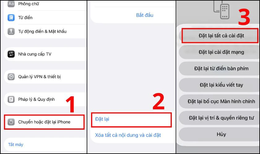 Khôi phục cài đặt gốc
