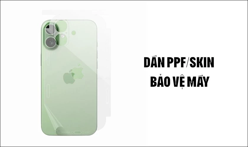 Dán PPF hoặc skin là giải pháp bảo vệ bề mặt và hạn chế trầy xước hiệu quả