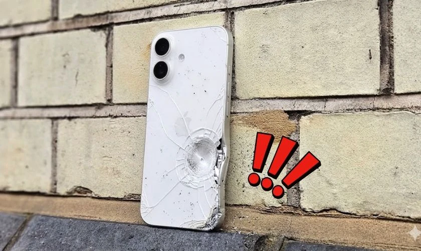 Khi nào nên thay kính lưng iPhone 17 bị móp?