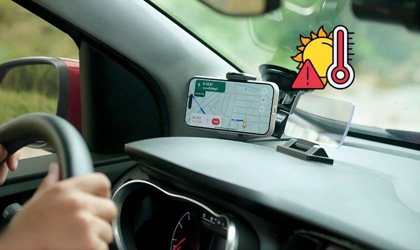 Sử dụng máy ngoài trời nắng gắt dễ làm nóng máy