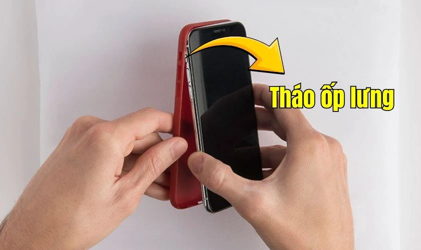 Tháo ốp lưng
