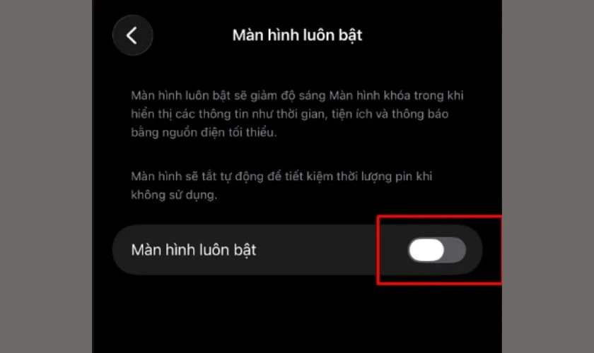 Cách tắt Always on Display trên iPhone 17