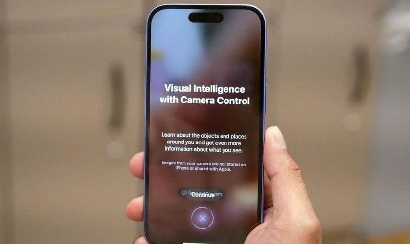 Sử dụng AI nhận diện (Visual Intelligence)