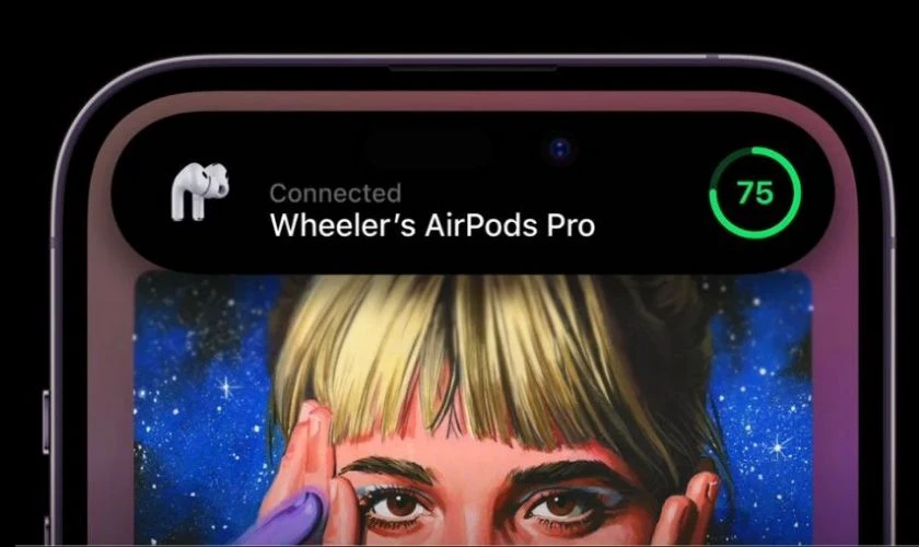 Theo dõi trạng thái hệ thống (pin, AirPods, Face ID)