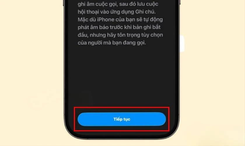 Nghe thông báo từ hệ thống