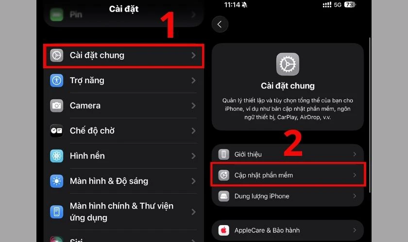 Cập nhật iOS