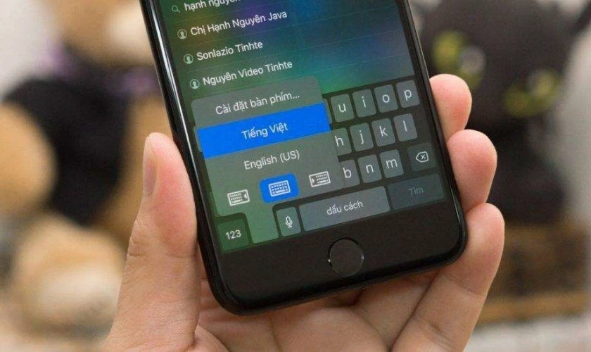 Chưa thiết lập đúng kiểu gõ