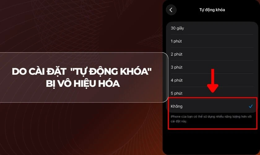 iPhone 17 không tắt được màn hình