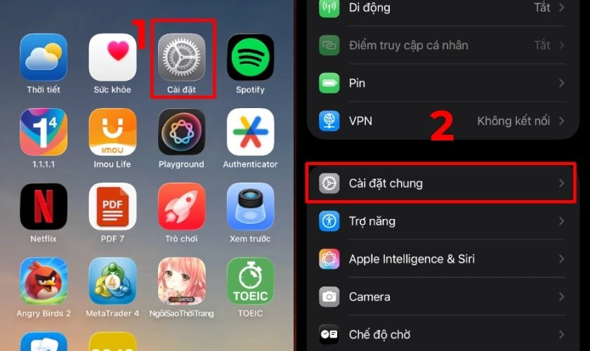 Khôi phục cài đặt gốc của hệ thống