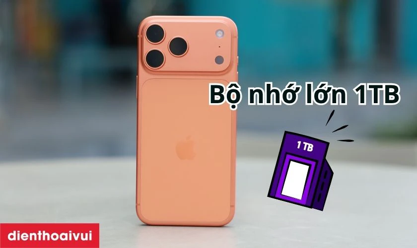 iPhone 17 Pro 1TB - Đã kích hoạt sở hữu dung lượng khủng