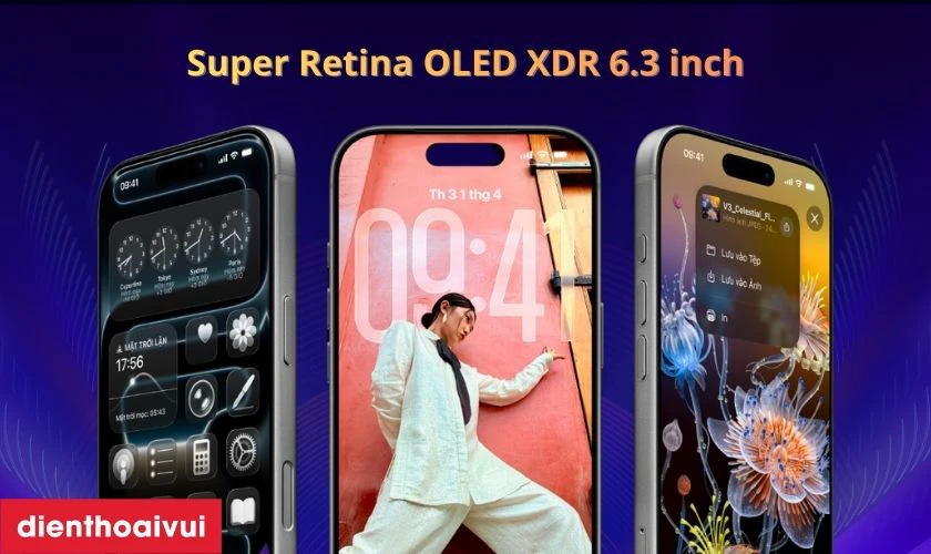 iPhone 17 Pro 1TB VN/A - Đã kích hoạt trang bị màn hình Super Retina OLED XDR