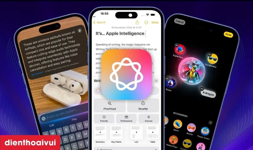iOS tối ưu và Apple Intelligence nâng cấp