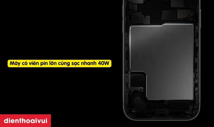 Pin lớn, sạc nhanh 40W v&agrave; MagSafe 25W
