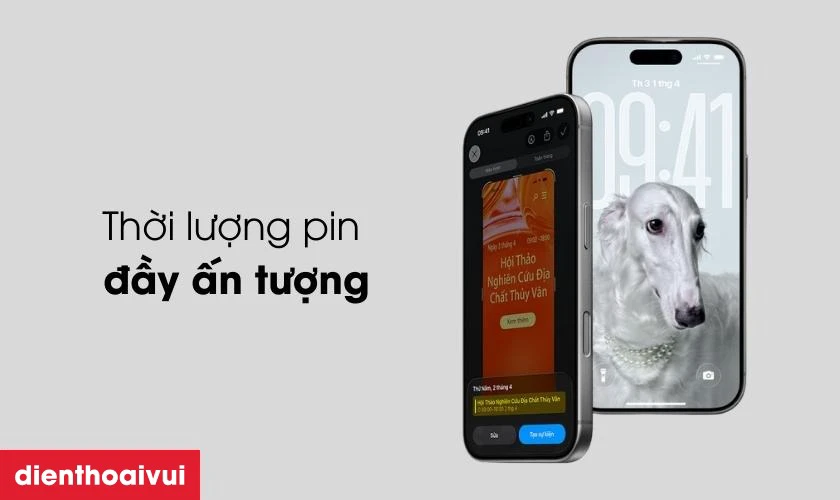Thời lượng pin đầy ấn tượng