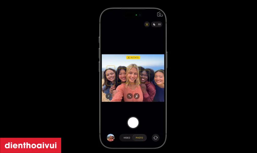 Camera trước 18MP Center Stage đẳng cấp mới