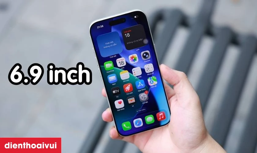 M&agrave;n h&igrave;nh Super Retina XDR 6.9 inch ProMotion 120Hz