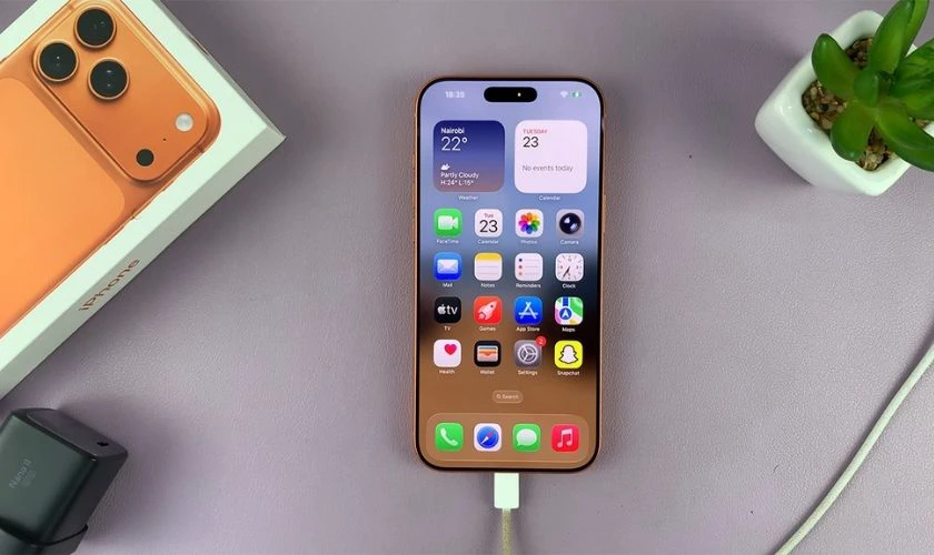 Mẹo hạn chế tình trạng iPhone 17 Pro Max để qua đêm bị tụt pin