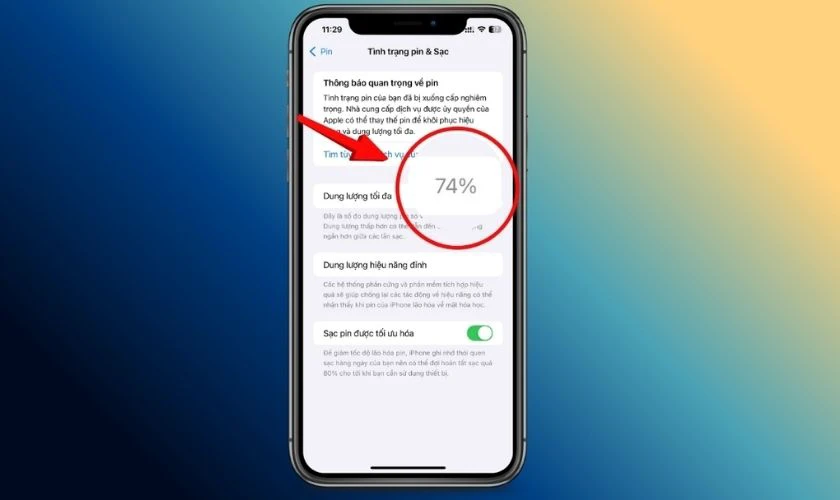 iPhone 17 Pro Max để qua đêm bị tụt pin đến bao nhiêu thì nên thay pin?