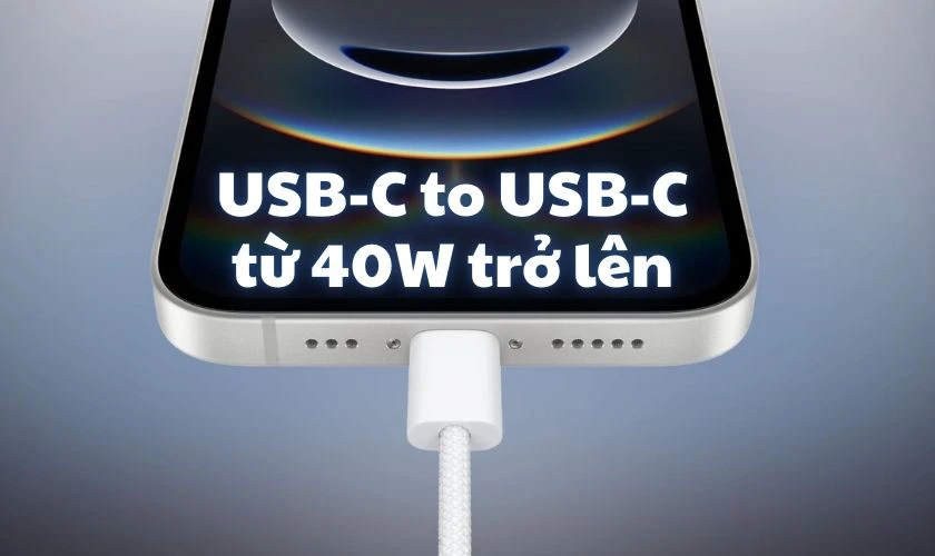 iPhone 17 sạc bao nhiêu W với cổng sạc USB-C