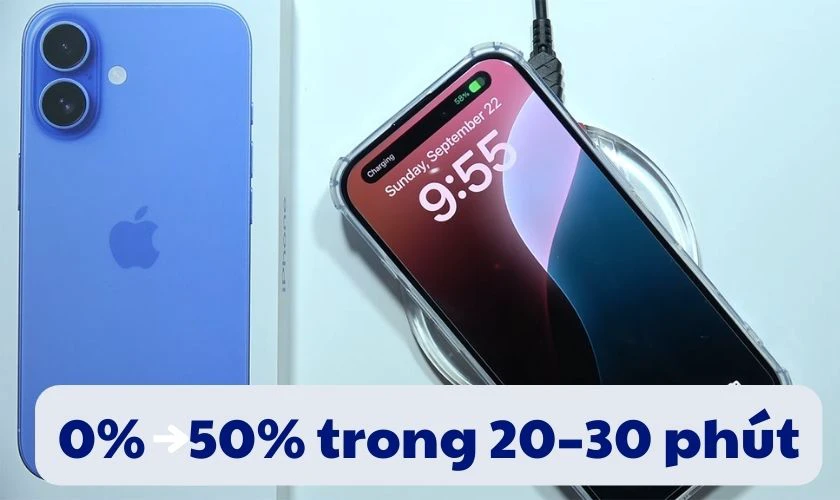 iPhone 17 sạc bao lâu thì đầy?