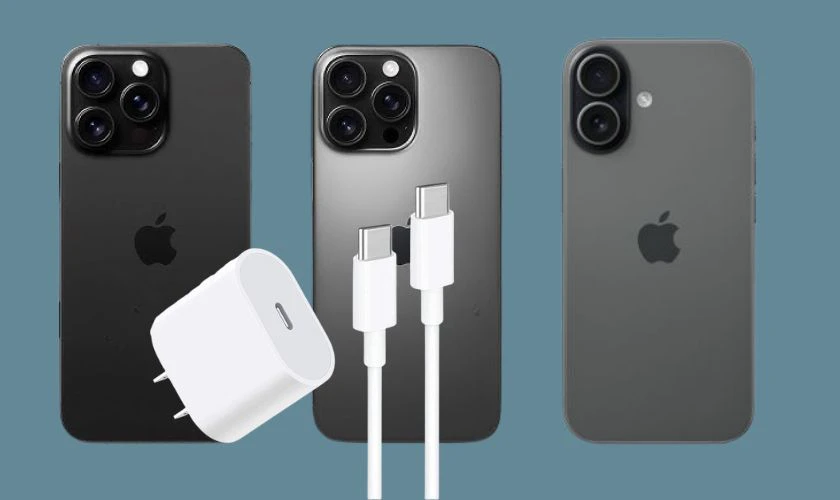 iPhone 17 có dùng chung củ sạc với iPhone khác không?