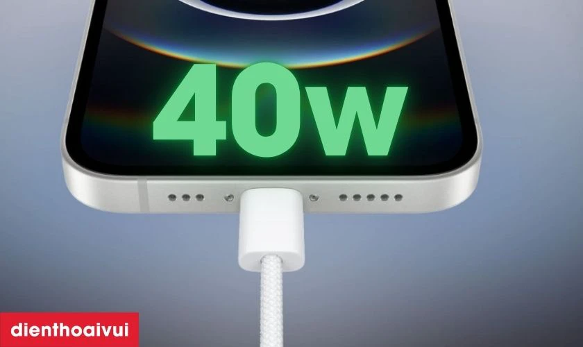 iPhone 17 sở hữu thời lượng pin lớn, sạc nhanh 40W